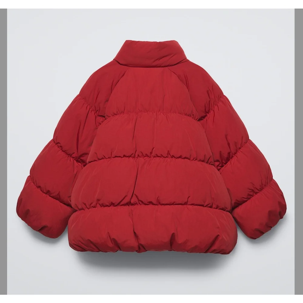 Zara Baby Red Down Puffer Jacket Size 2 yo NWOT